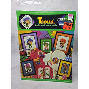 Great Big Graphs Trolls More Trolls Counted Cross Stitch Pattern Leaflet